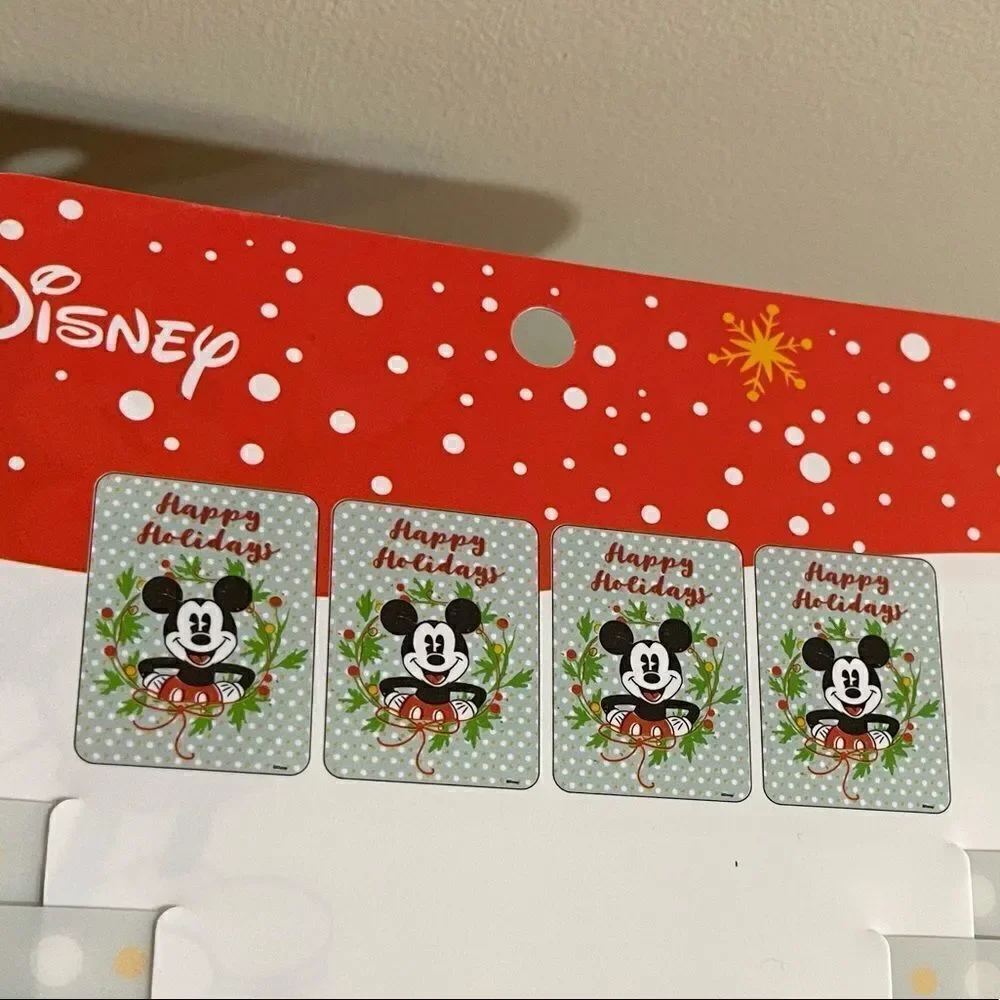 Disney Mickey Mouse Christmas flexible cutting boards set of 4 NWT